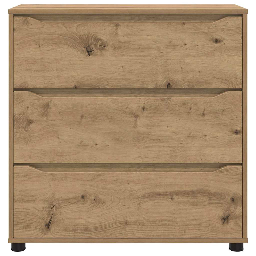 Opbergkast Artisan Eiken 80 x 31 x 81 cm Bewerkt hout