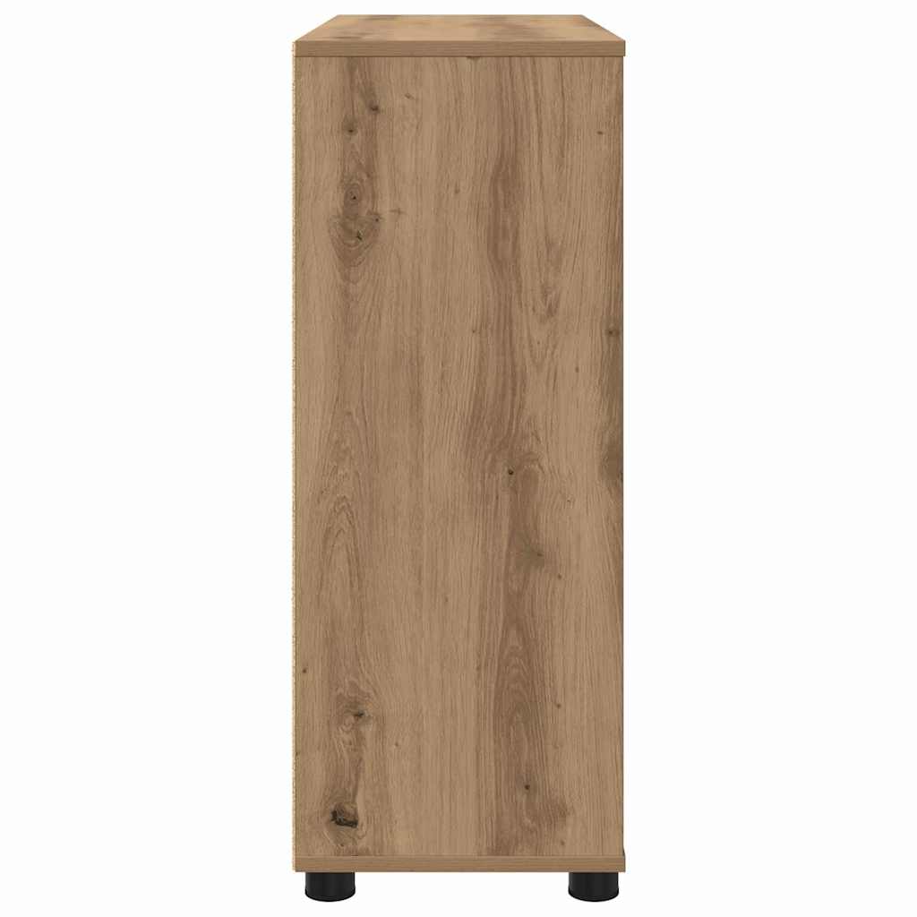 Opbergkast Artisan Eiken 80 x 31 x 81 cm Bewerkt hout