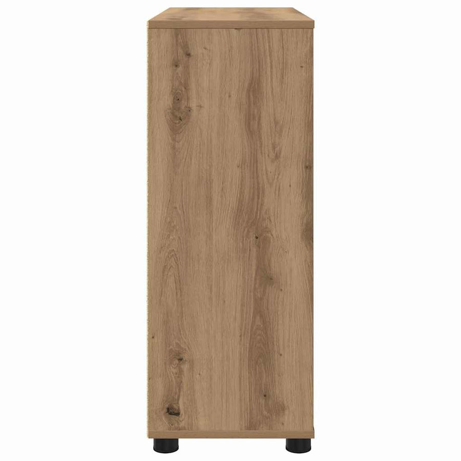 Opbergkast Artisan Eiken 80 x 31 x 81 cm Bewerkt hout