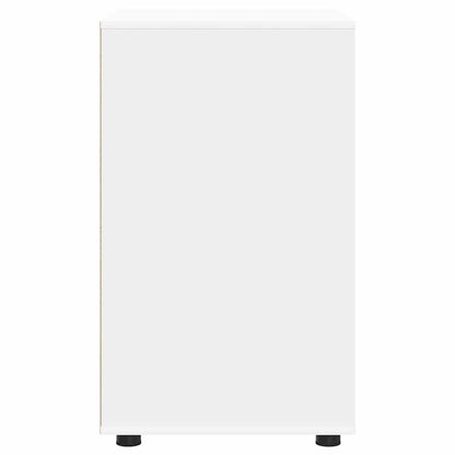 Opbergkast Wit 60 x 48 x 81 cm Bewerkt hout