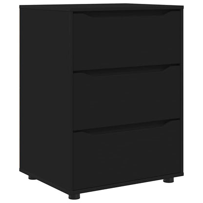Opbergkast Zwart 60 x 48 x 81 cm Bewerkt hout