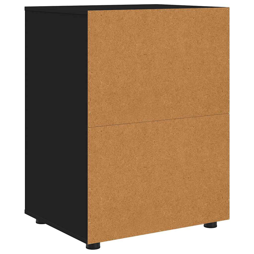 Opbergkast Zwart 60 x 48 x 81 cm Bewerkt hout