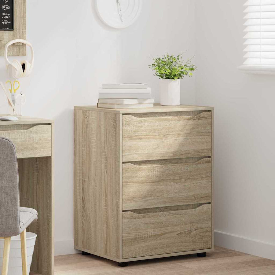 Opbergkast Sonoma Eiken 60 x 48 x 81 cm Bewerkt hout