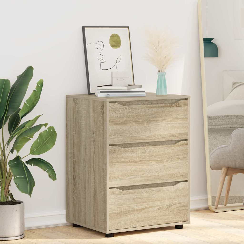 Opbergkast Sonoma Eiken 60 x 48 x 81 cm Bewerkt hout
