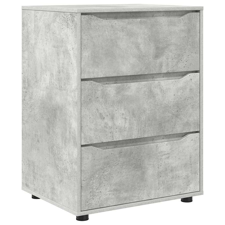 Opbergkast Beton Grijs 60 x 48 x 81 cm Bewerkt hout
