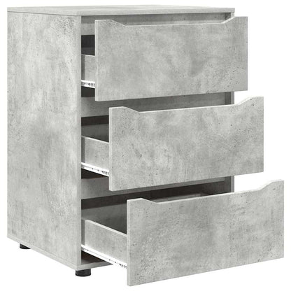 Opbergkast Beton Grijs 60 x 48 x 81 cm Bewerkt hout