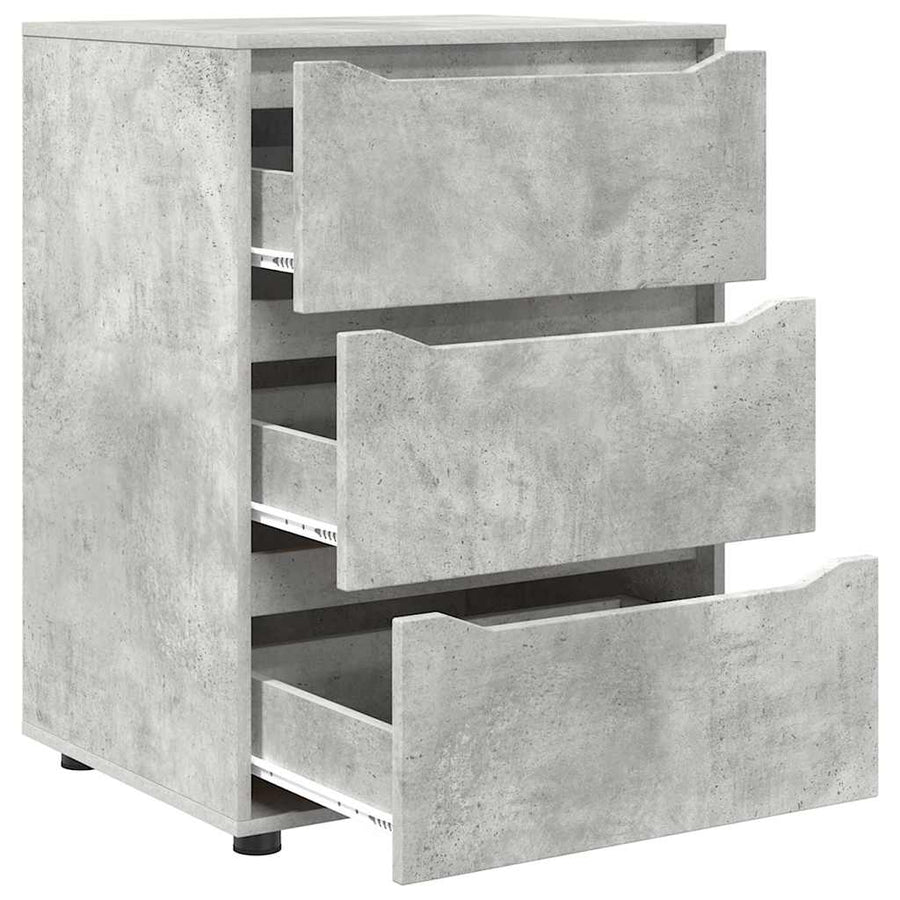 Opbergkast Beton Grijs 60 x 48 x 81 cm Bewerkt hout