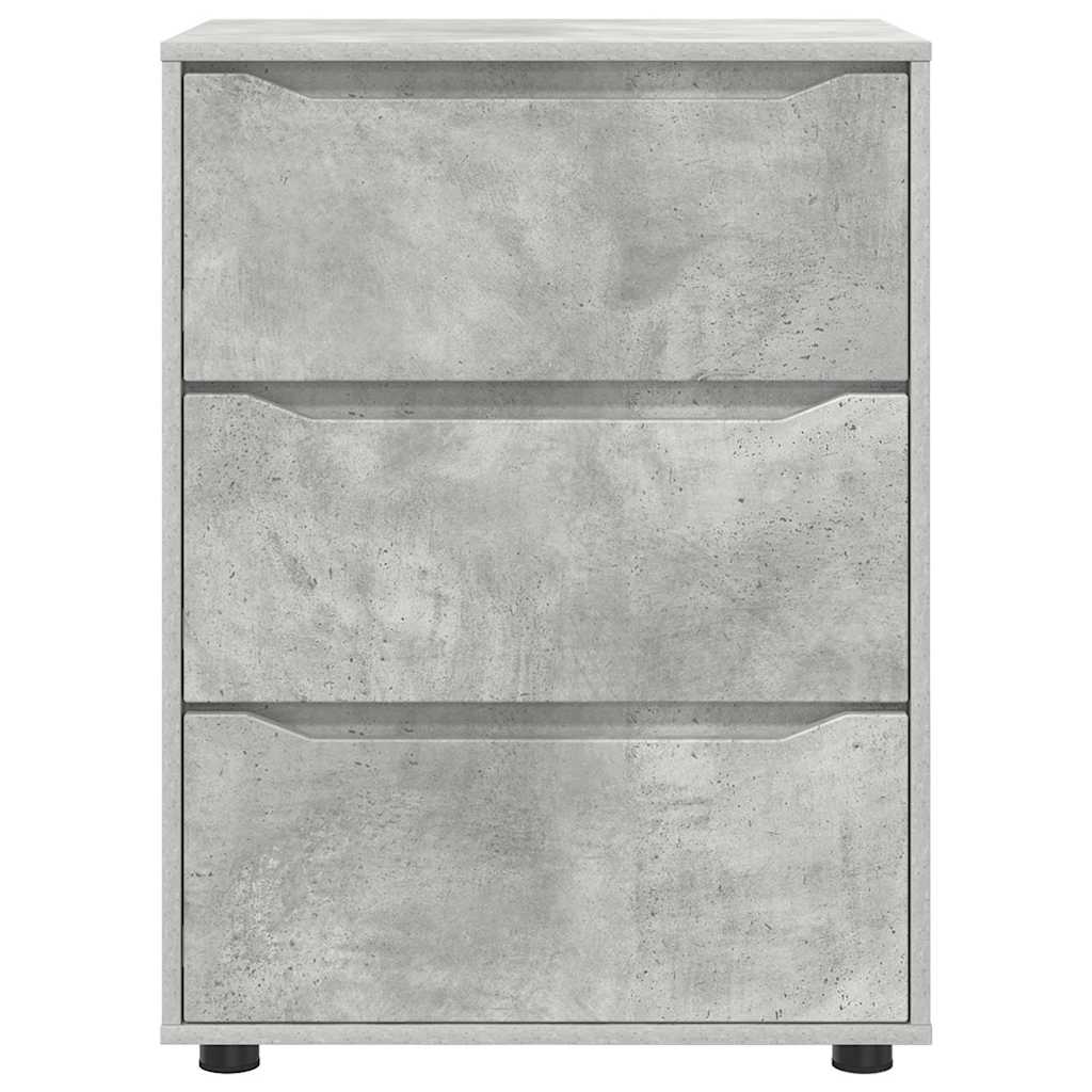 Opbergkast Beton Grijs 60 x 48 x 81 cm Bewerkt hout