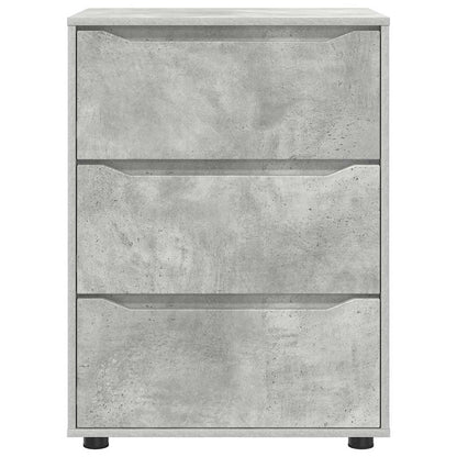 Opbergkast Beton Grijs 60 x 48 x 81 cm Bewerkt hout