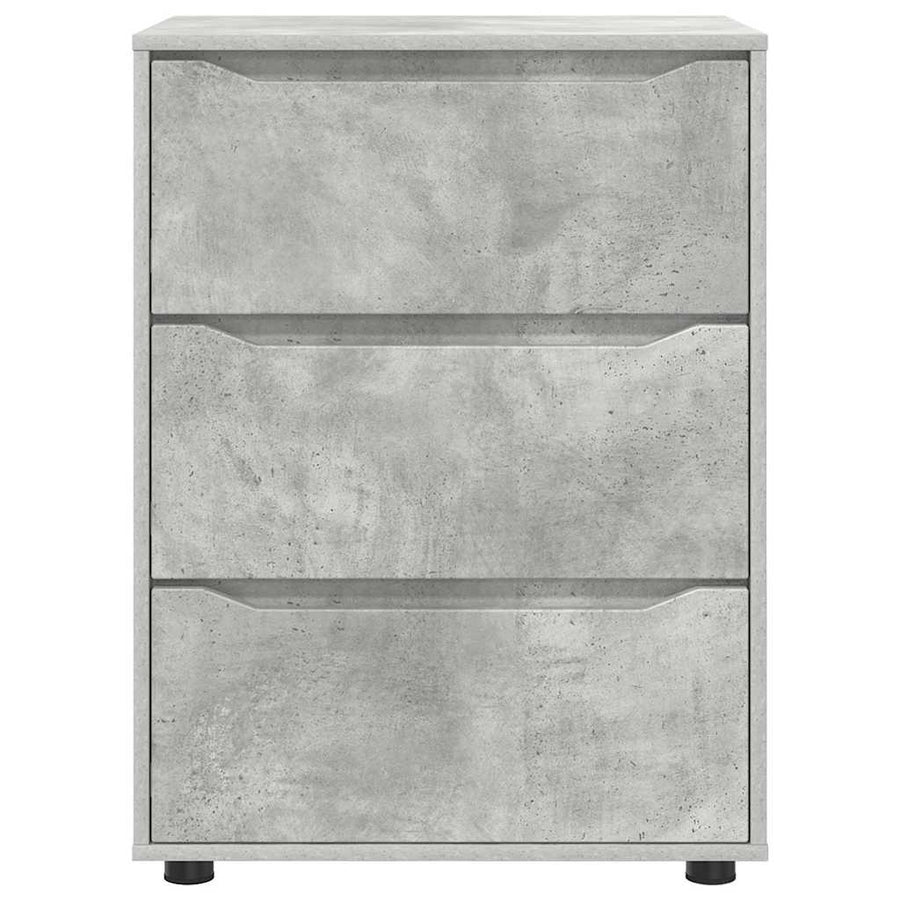 Opbergkast Beton Grijs 60 x 48 x 81 cm Bewerkt hout