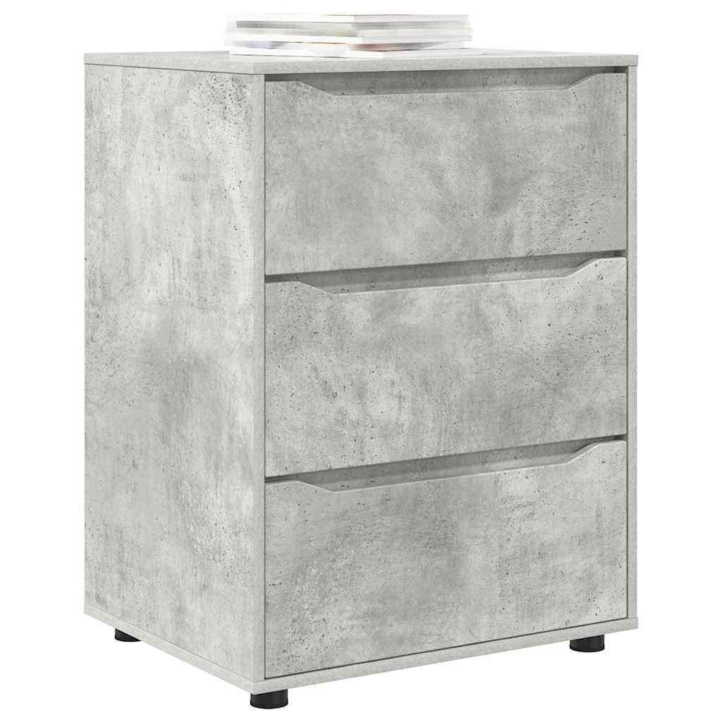Opbergkast Beton Grijs 60 x 48 x 81 cm Bewerkt hout