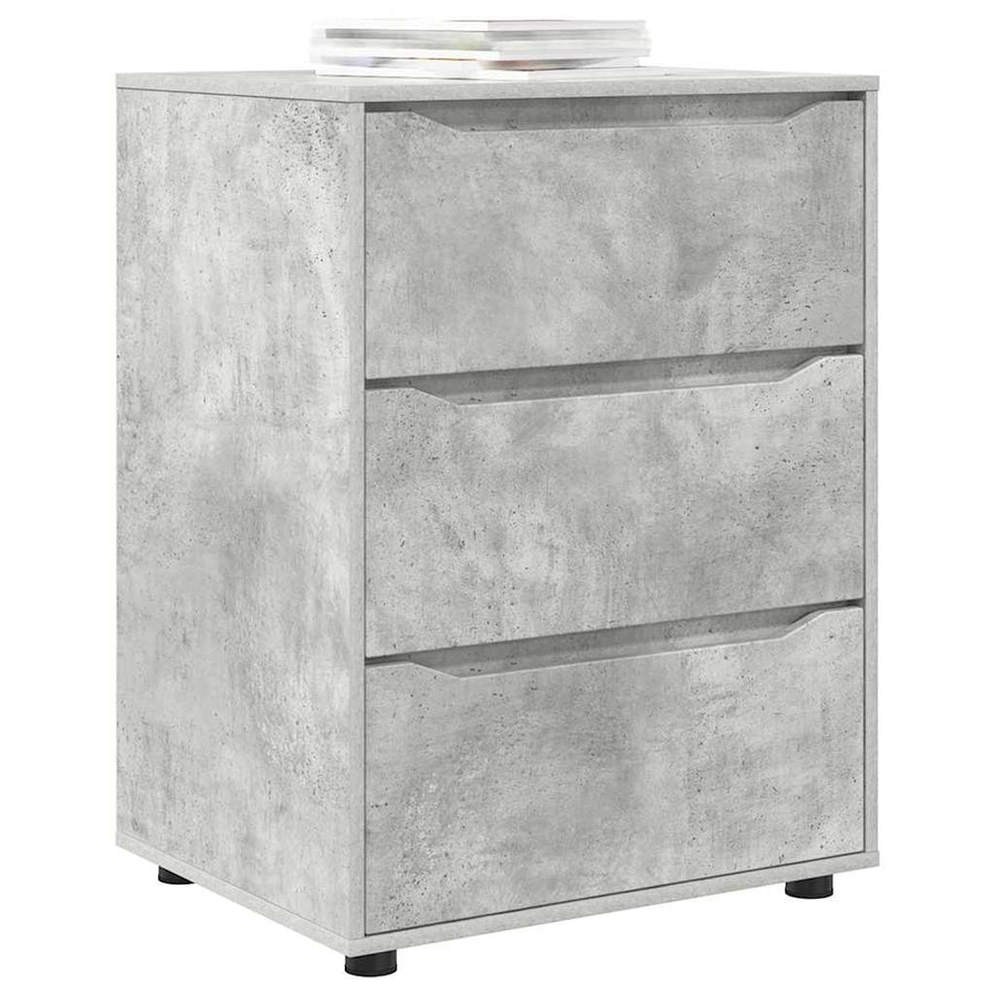 Opbergkast Beton Grijs 60 x 48 x 81 cm Bewerkt hout