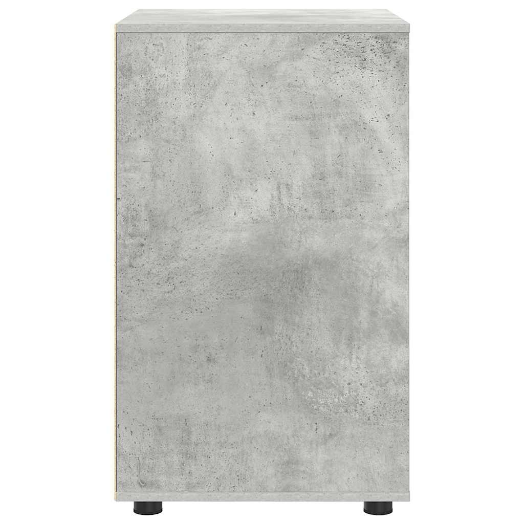 Opbergkast Beton Grijs 60 x 48 x 81 cm Bewerkt hout