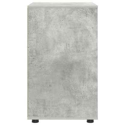Opbergkast Beton Grijs 60 x 48 x 81 cm Bewerkt hout