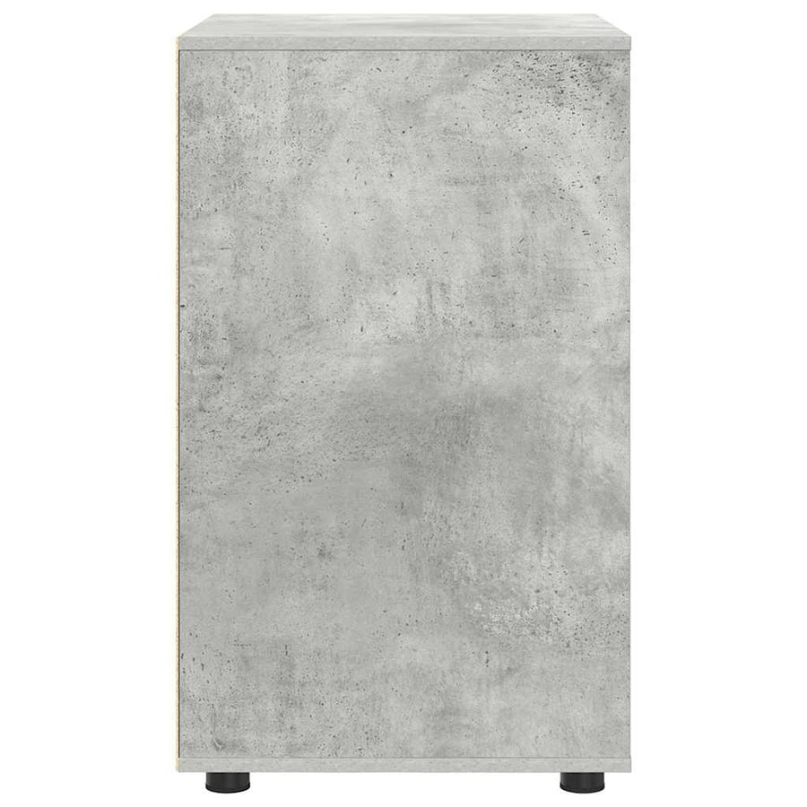 Opbergkast Beton Grijs 60 x 48 x 81 cm Bewerkt hout