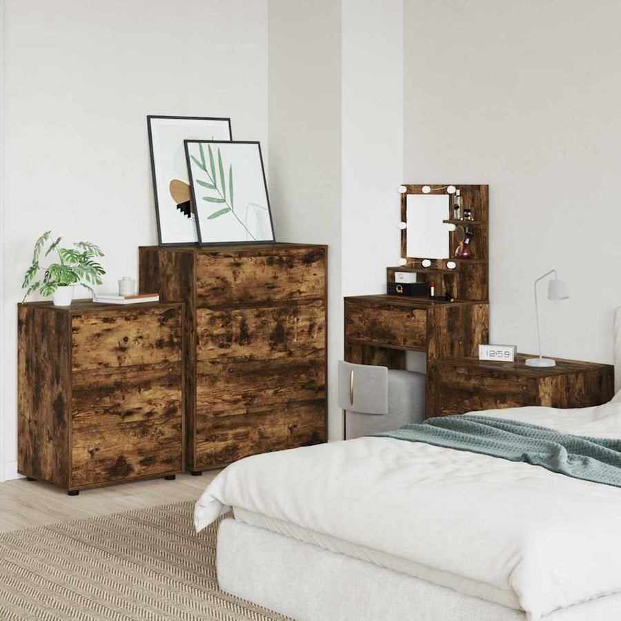 Opbergkast Gerookt eiken 60 x 48 x 81 cm Bewerkt hout