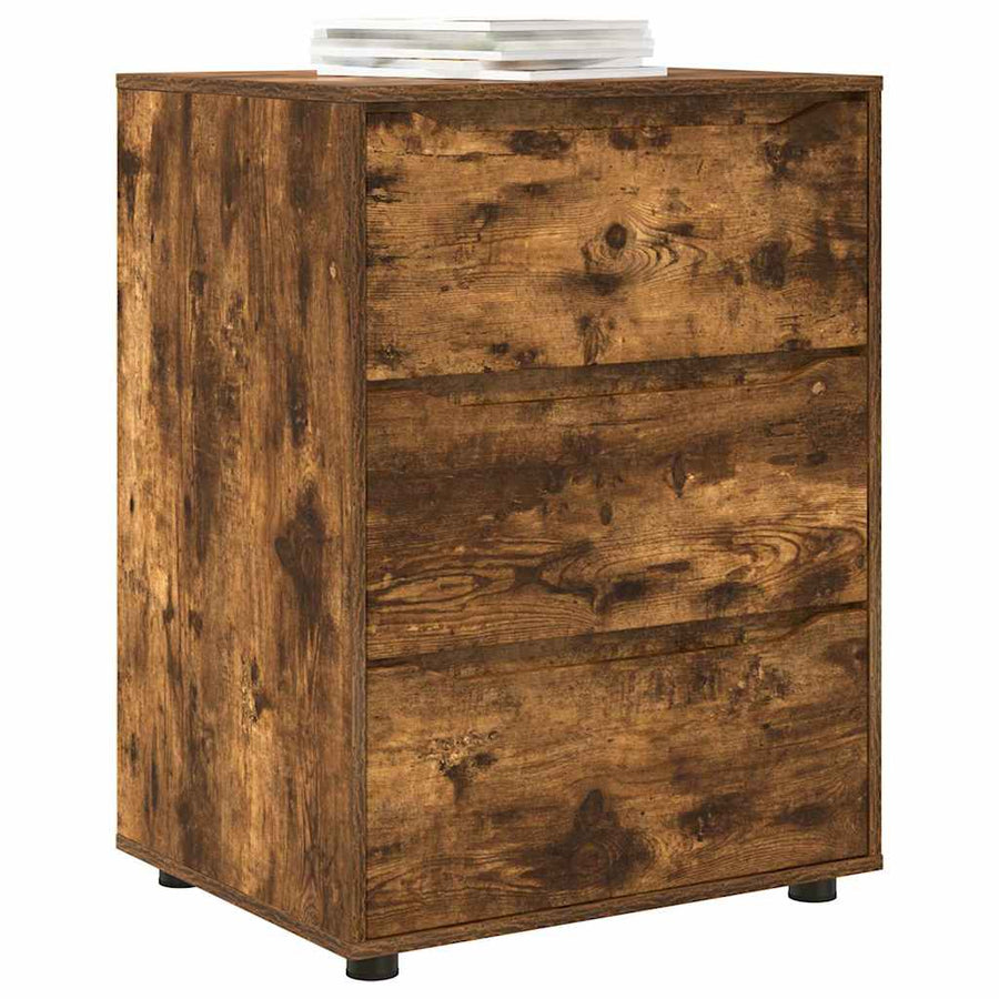 Opbergkast Gerookt eiken 60 x 48 x 81 cm Bewerkt hout