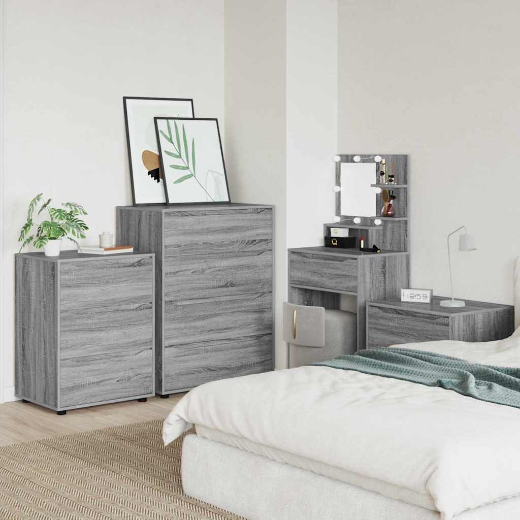 Opbergkast Grijs Sonoma 60 x 48 x 81 cm Bewerkt hout