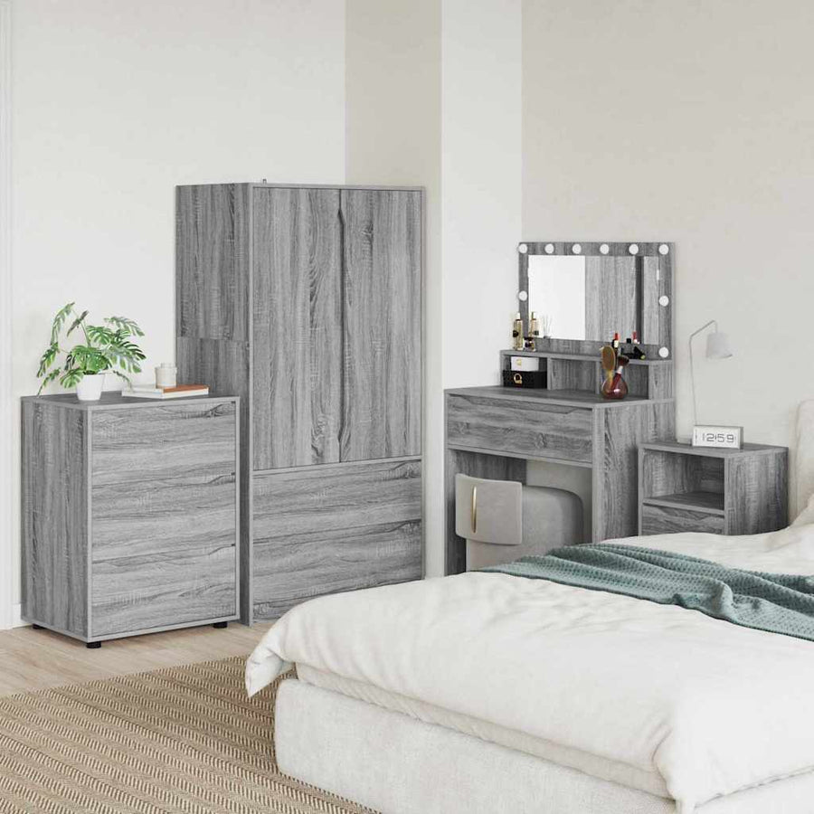 Opbergkast Grijs Sonoma 60 x 48 x 81 cm Bewerkt hout