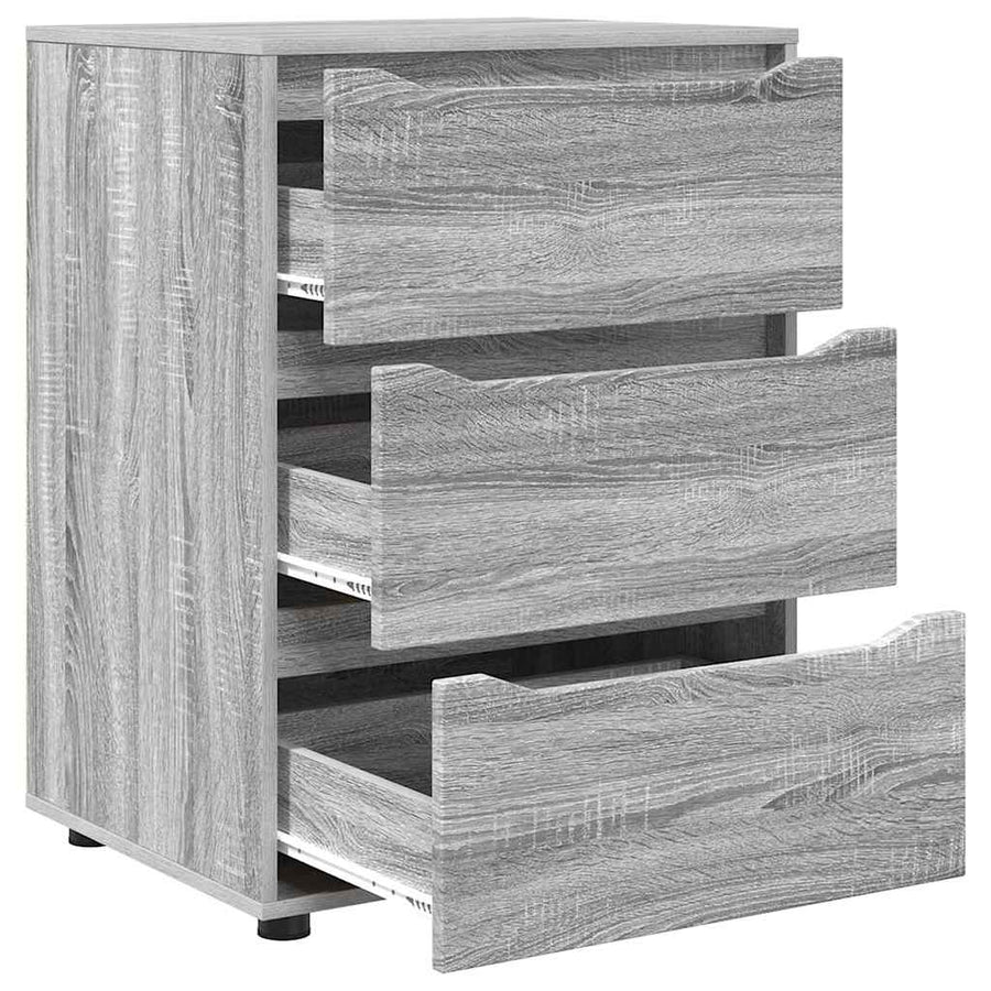 Opbergkast Grijs Sonoma 60 x 48 x 81 cm Bewerkt hout