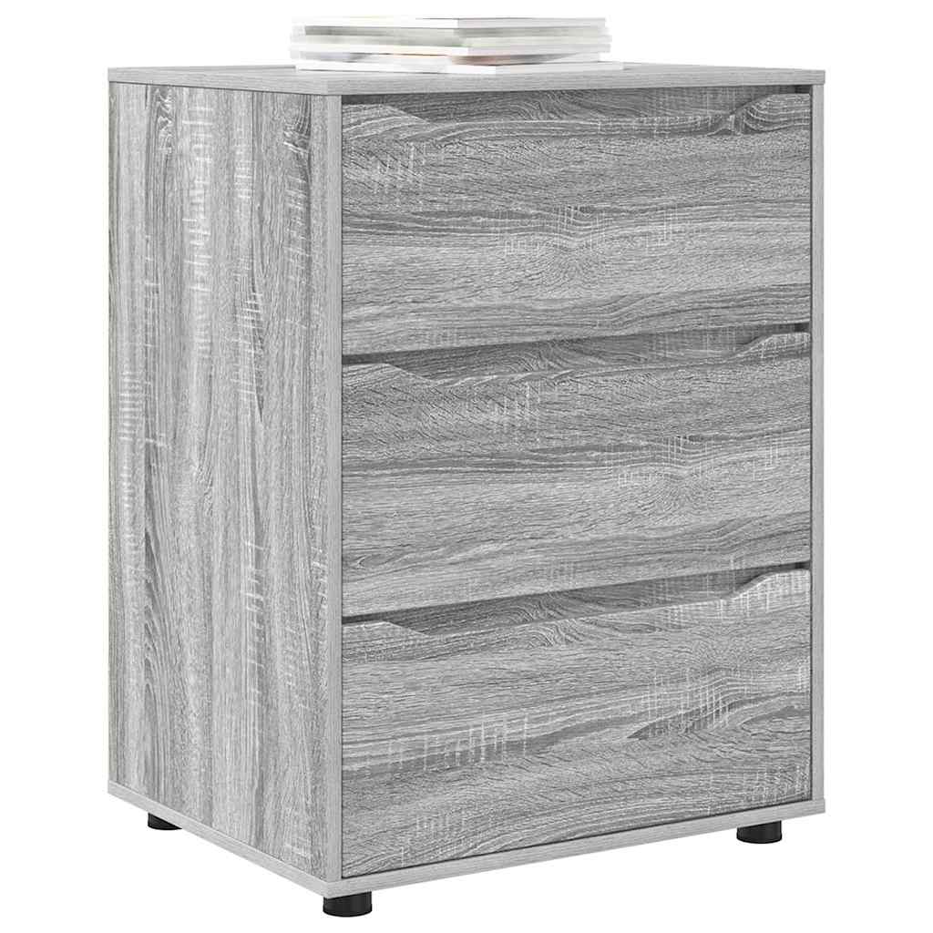Opbergkast Grijs Sonoma 60 x 48 x 81 cm Bewerkt hout