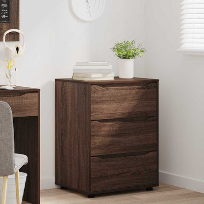 Opbergkast Bruin Eiken 60 x 48 x 81 cm Bewerkt hout