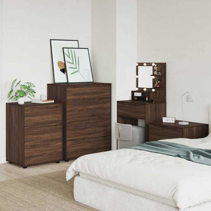 Opbergkast Bruin Eiken 60 x 48 x 81 cm Bewerkt hout