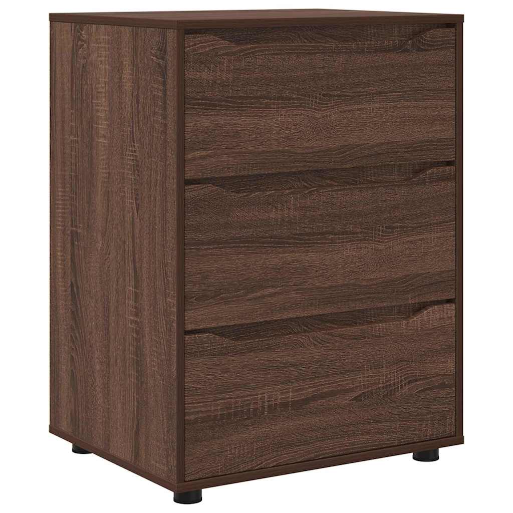 Opbergkast Bruin Eiken 60 x 48 x 81 cm Bewerkt hout