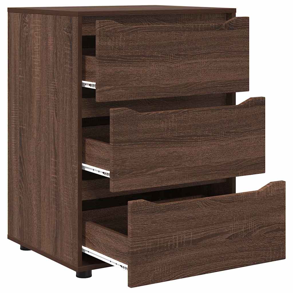 Opbergkast Bruin Eiken 60 x 48 x 81 cm Bewerkt hout
