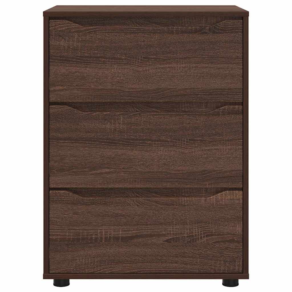 Opbergkast Bruin Eiken 60 x 48 x 81 cm Bewerkt hout