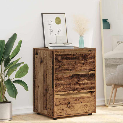 Opbergkast Oud Hout 60 x 48 x 81 cm Bewerkt hout