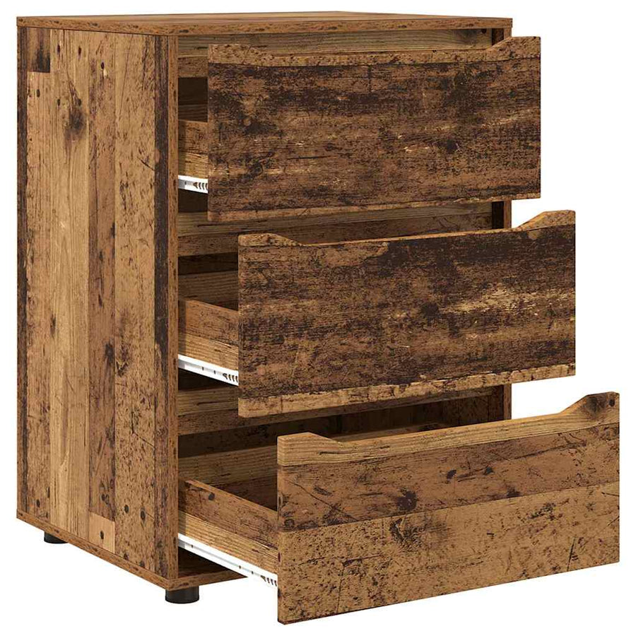 Opbergkast Oud Hout 60 x 48 x 81 cm Bewerkt hout