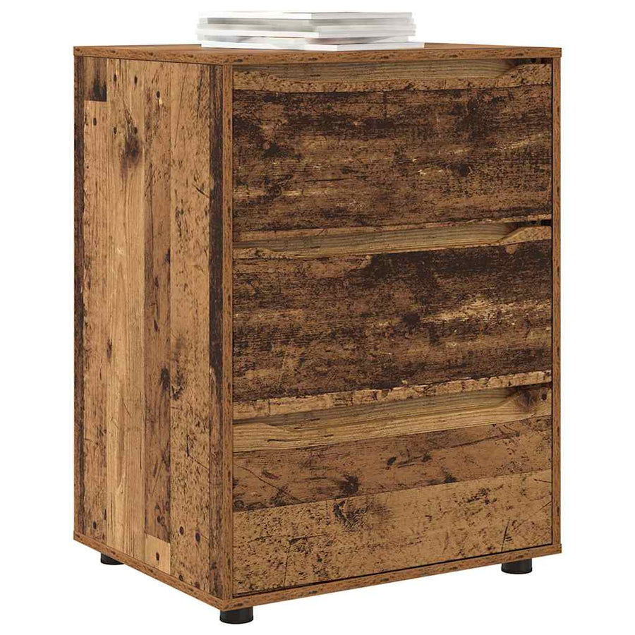 Opbergkast Oud Hout 60 x 48 x 81 cm Bewerkt hout