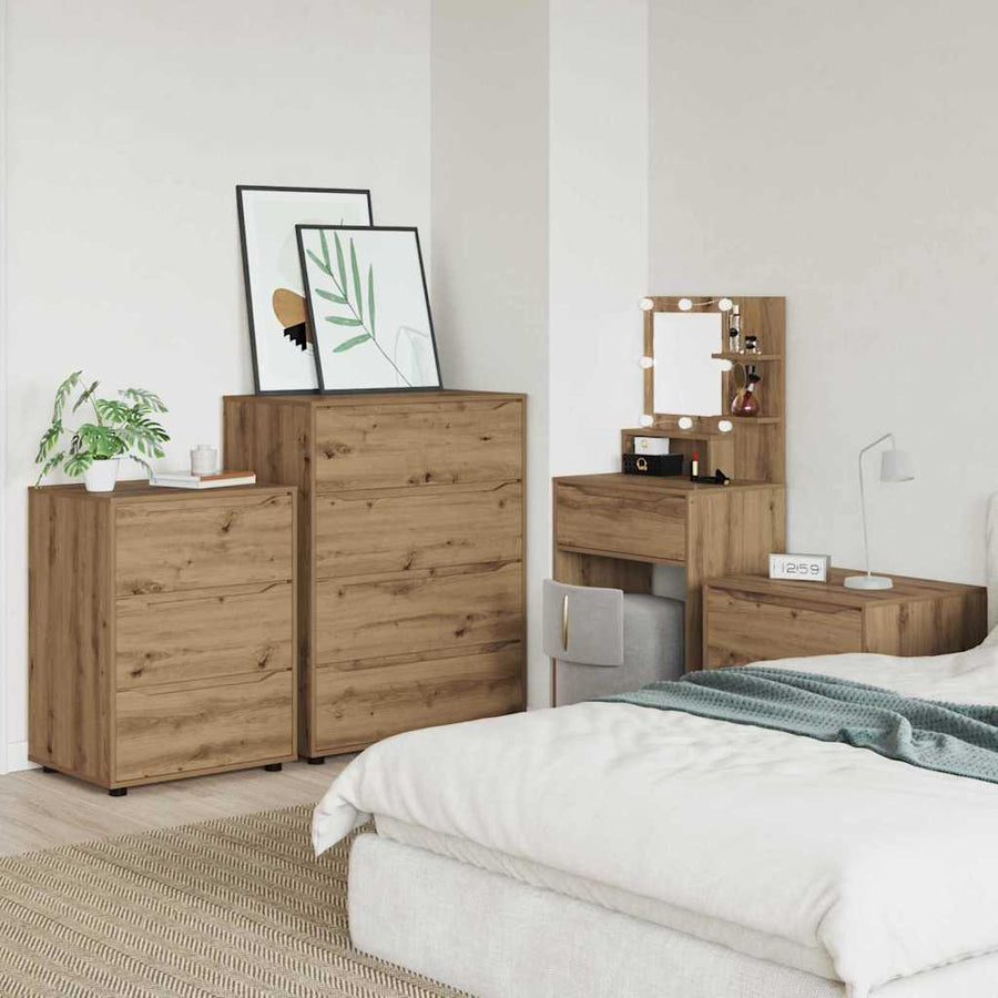 Opbergkast Artisan Eiken 60 x 48 x 81 cm Bewerkt hout