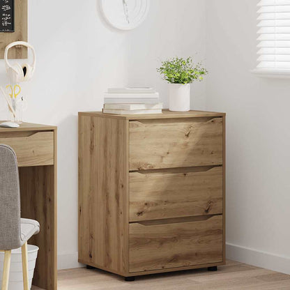 Opbergkast Artisan Eiken 60 x 48 x 81 cm Bewerkt hout