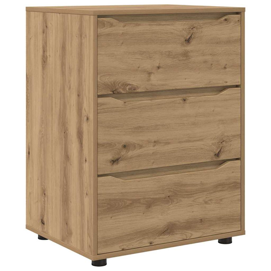 Opbergkast Artisan Eiken 60 x 48 x 81 cm Bewerkt hout