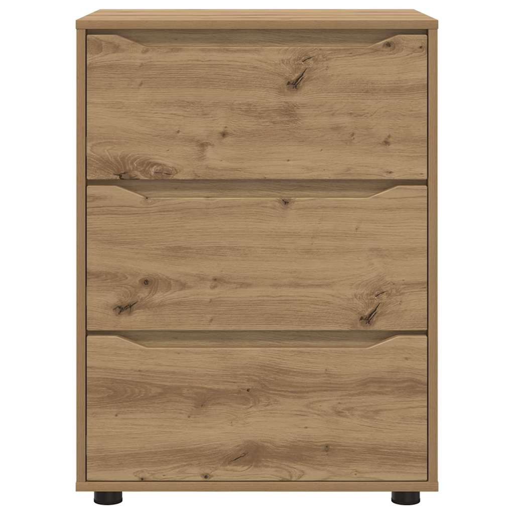 Opbergkast Artisan Eiken 60 x 48 x 81 cm Bewerkt hout