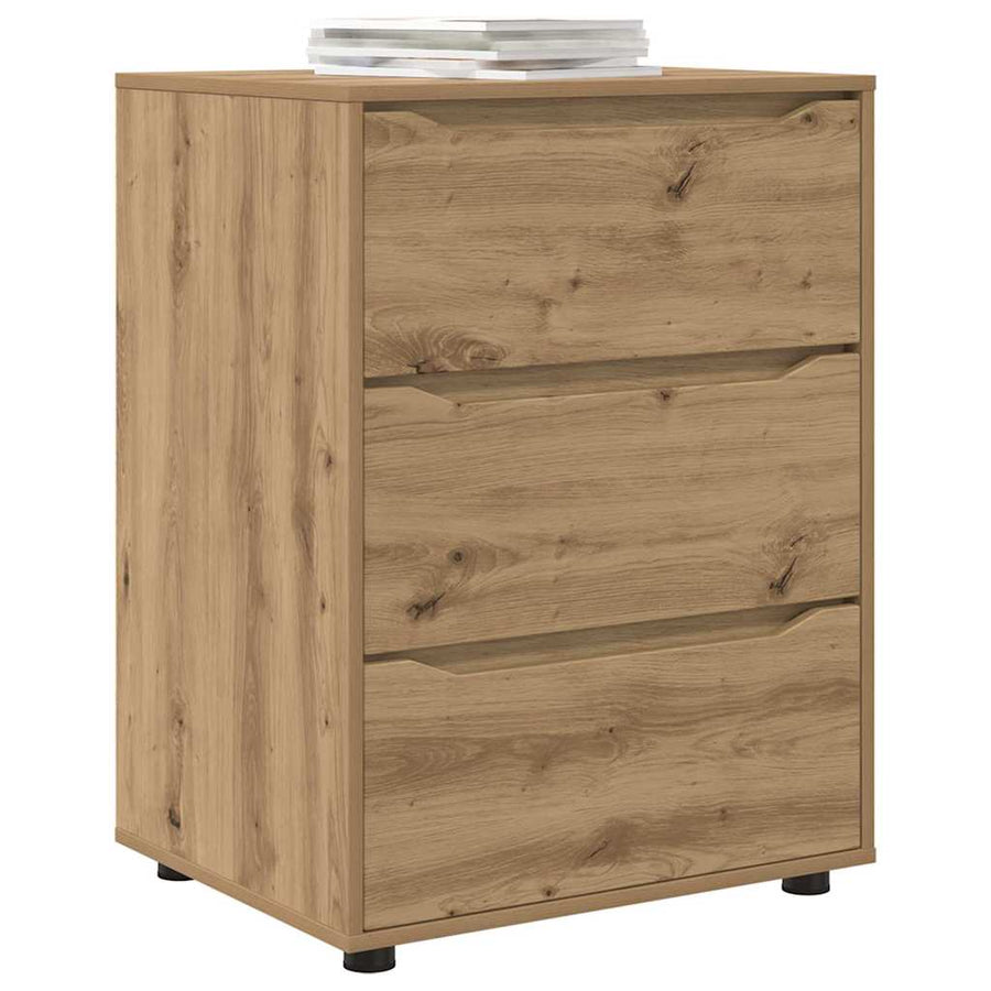 Opbergkast Artisan Eiken 60 x 48 x 81 cm Bewerkt hout