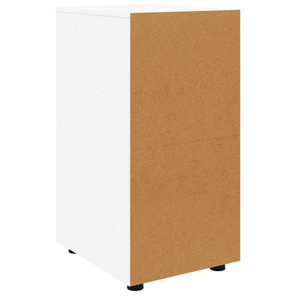Opbergkast Wit 40 x 48 x 81 cm Bewerkt hout