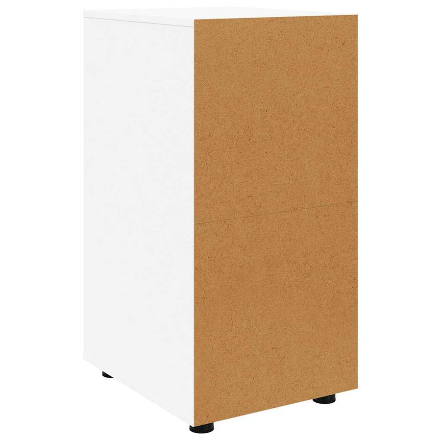 Opbergkast Wit 40 x 48 x 81 cm Bewerkt hout