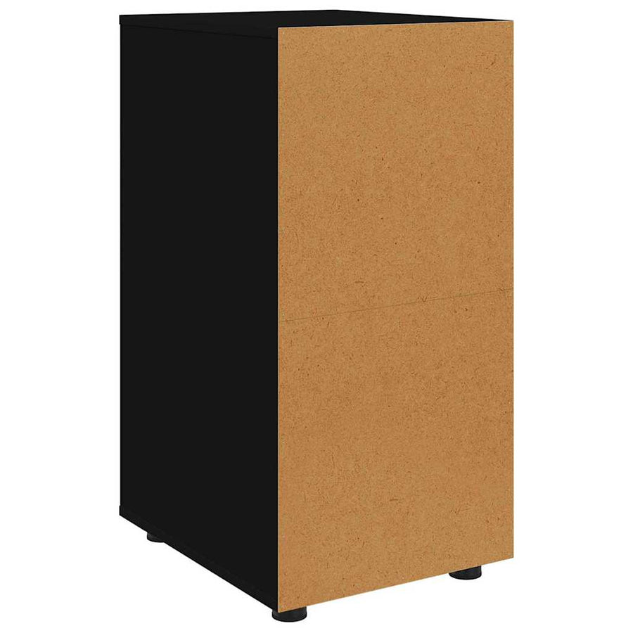 Opbergkast Zwart 40 x 48 x 81 cm Bewerkt hout