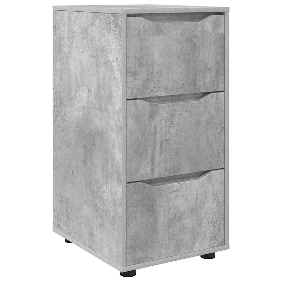 Opbergkast Beton Grijs 40 x 48 x 81 cm Bewerkt hout