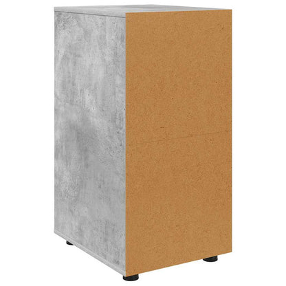 Opbergkast Beton Grijs 40 x 48 x 81 cm Bewerkt hout