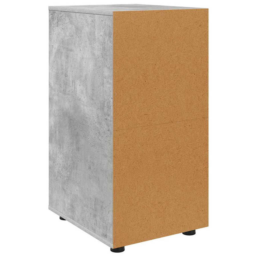 Opbergkast Beton Grijs 40 x 48 x 81 cm Bewerkt hout