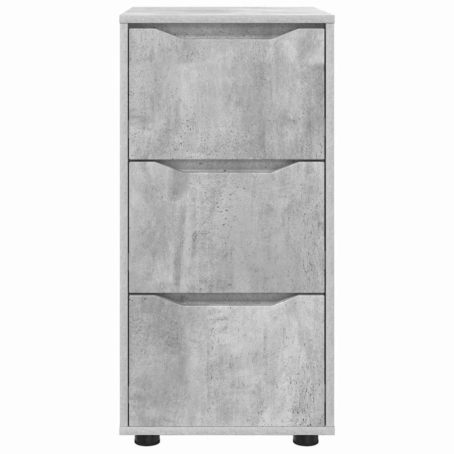 Opbergkast Beton Grijs 40 x 48 x 81 cm Bewerkt hout