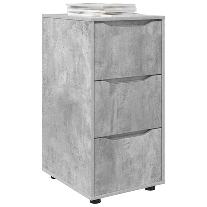 Opbergkast Beton Grijs 40 x 48 x 81 cm Bewerkt hout