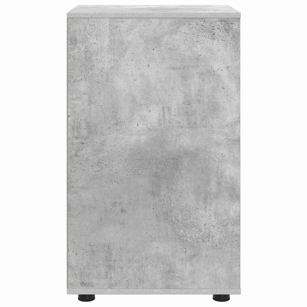Opbergkast Beton Grijs 40 x 48 x 81 cm Bewerkt hout