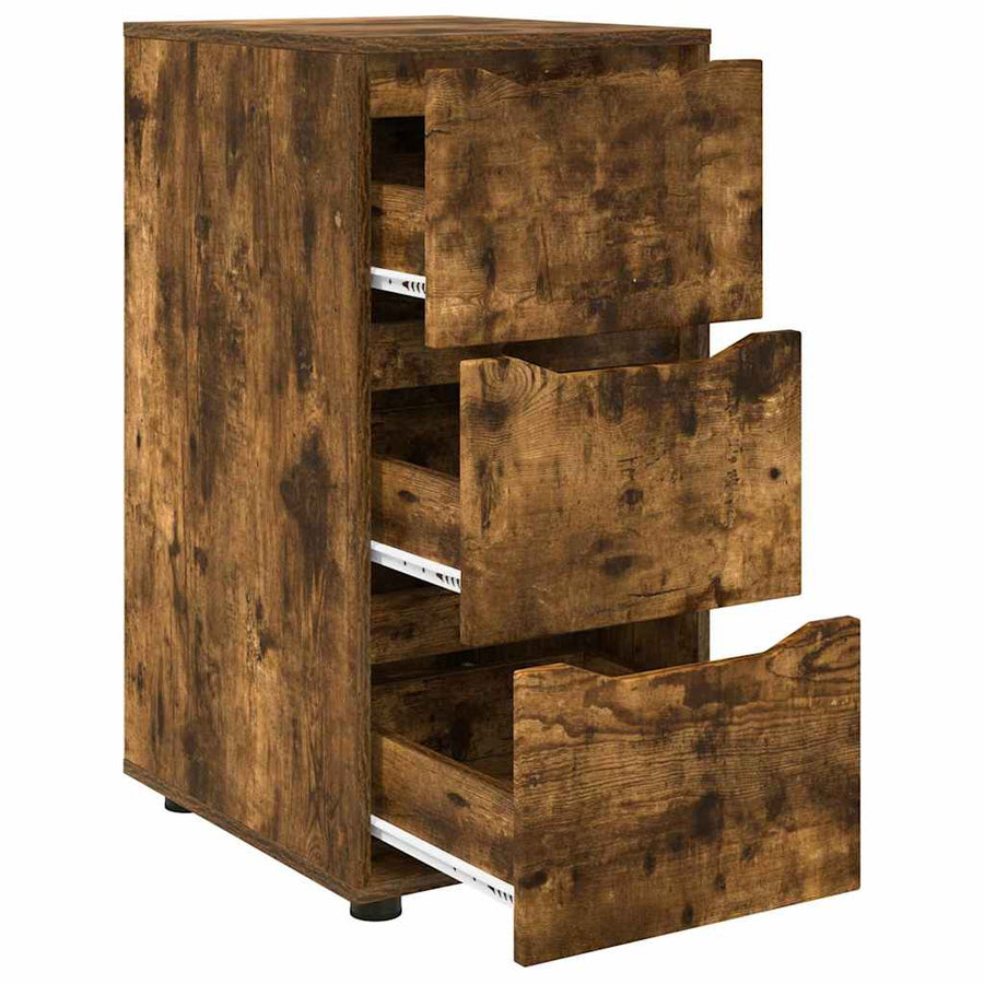 Opbergkast Gerookt eiken 40 x 48 x 81 cm Bewerkt hout