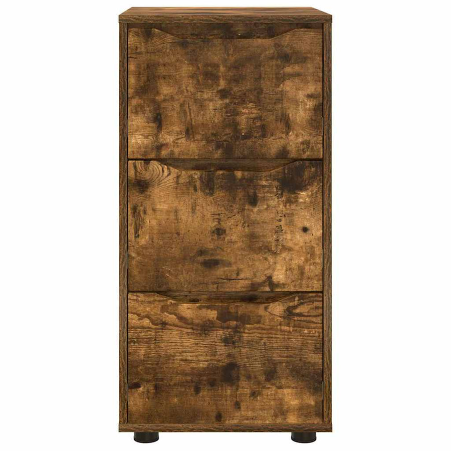 Opbergkast Gerookt eiken 40 x 48 x 81 cm Bewerkt hout