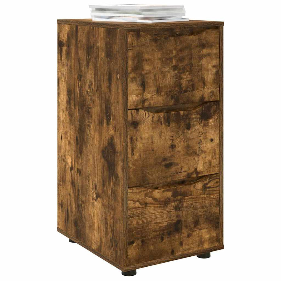 Opbergkast Gerookt eiken 40 x 48 x 81 cm Bewerkt hout